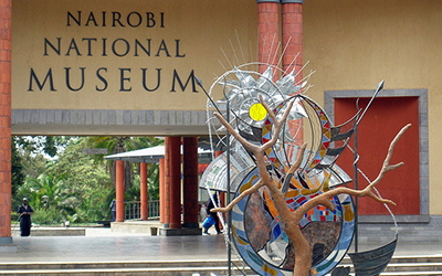 Entrance to the Nairobi National Museum in Kenya