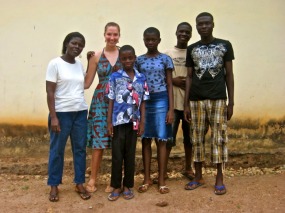 Shannon Coyle in Ghana