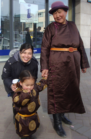 Traditional Mongolian dress