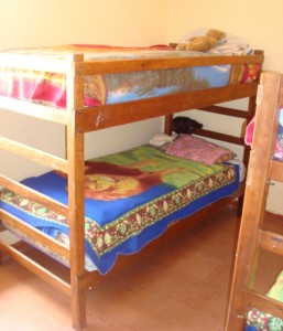 Much nicer bedroom in the orphanage