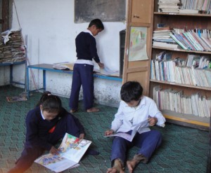 Library in Nepal School
