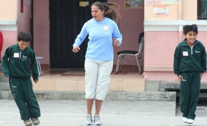 Boston teacher in Ecuador