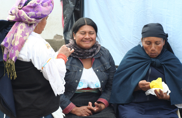 ladies in Otavalo