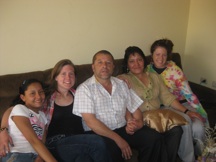 Host family in Cusco, Peru