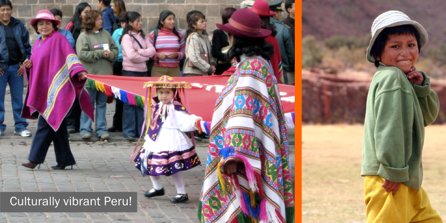 Culturally vibrant Peru