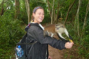 Just "monkeying around": Danielle visits the Monkey Sanctuary