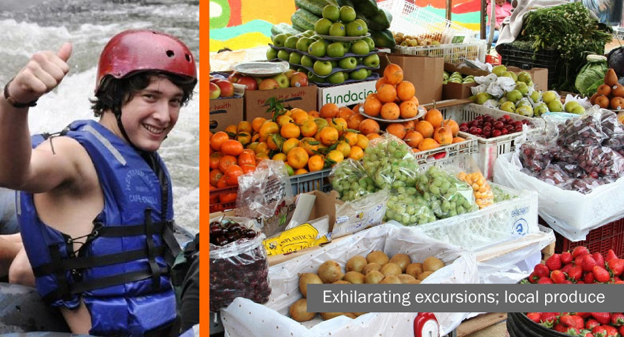 Ecuador adventures and local produce