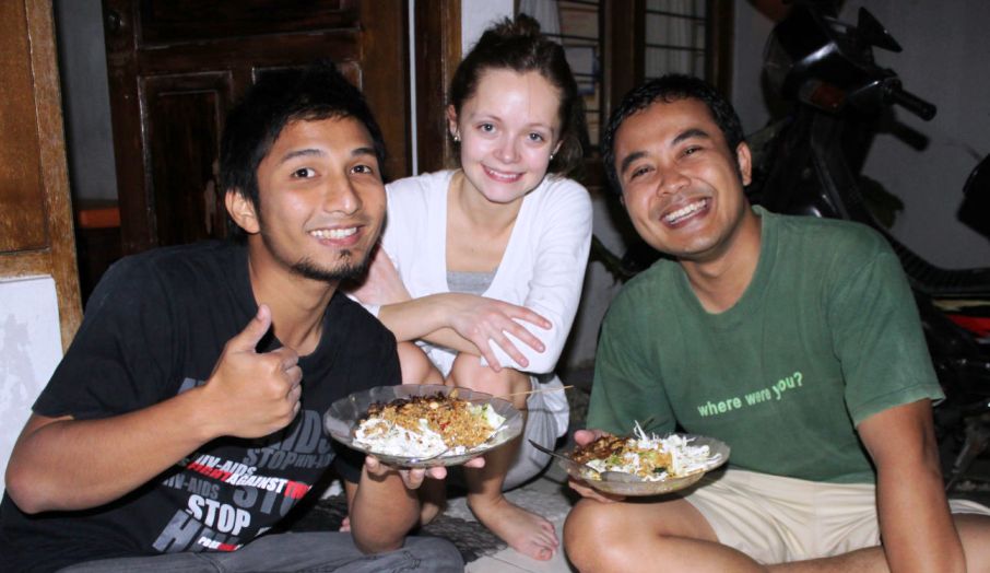 Host family in Indonesia