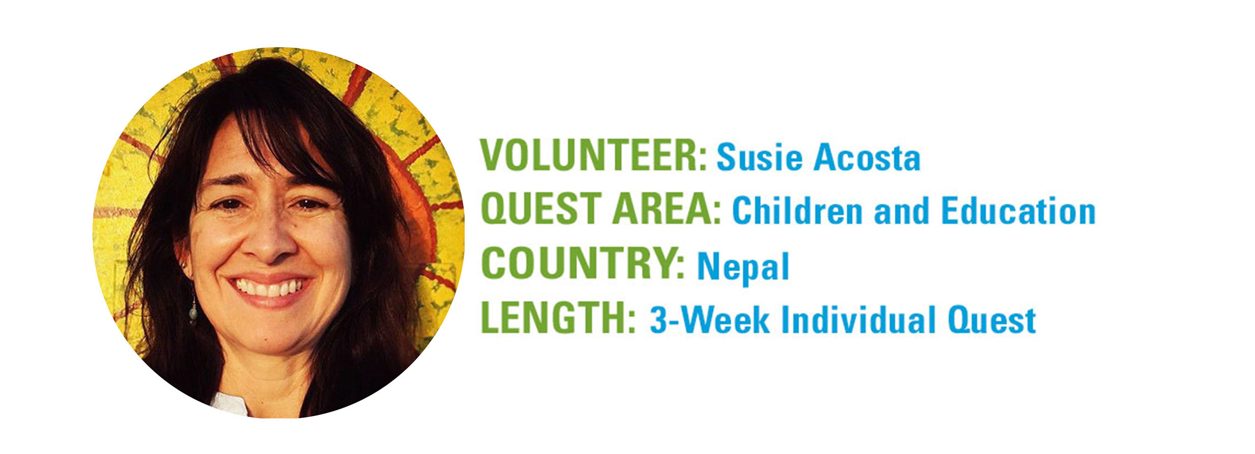 Susana Acosta, a teacher of the deaf at the California School for the Deaf in Freemont, California, returned from a short term Quest to Nepal in July 2016. Susie shares with friends of United Planet about her remarkable experience.