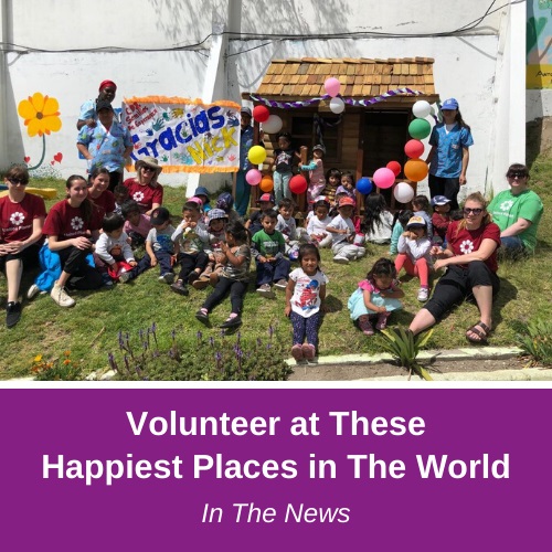 featured image - Volunteer in These Happiest Countries in the World