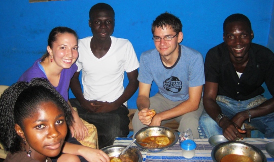 Host family in Ghana