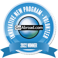 2022 GoAbroad Volunteer Abroad Innovation Award Winner Seal